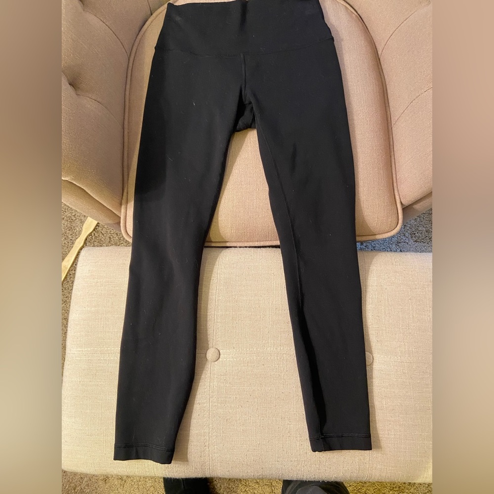 Black Lululemon Wunder Under ‘25inch